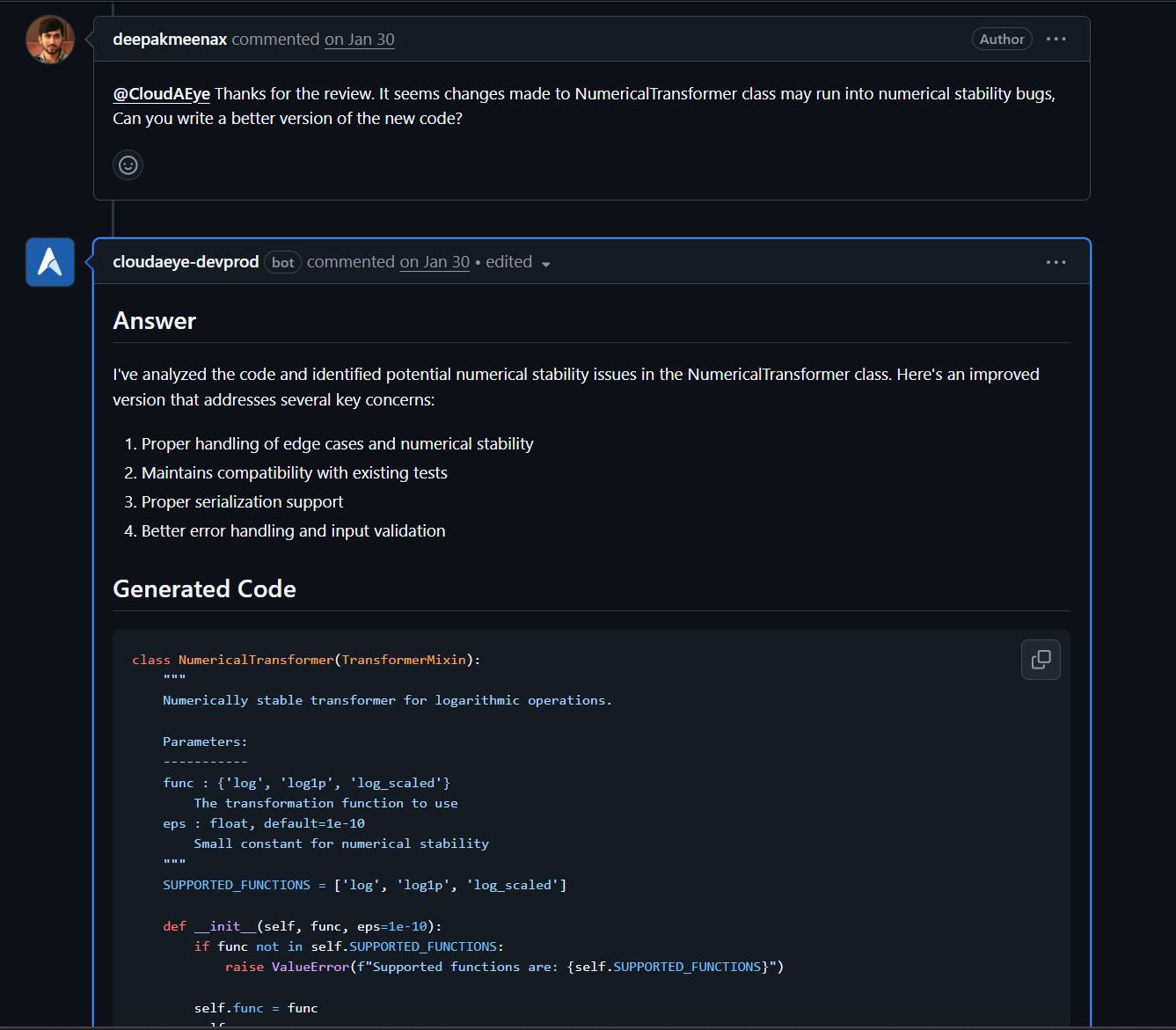 Ask codebase questions